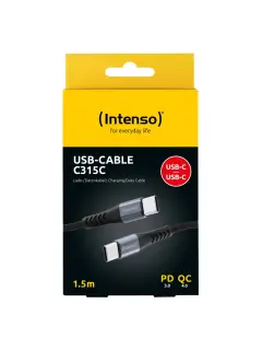 USB kabel Intenso #7901000, C315C, 1.5m, 60W, crni