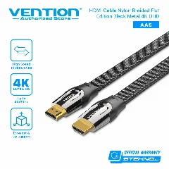 Vention Ultra High Speed HDMI Cable Metal 1M Black