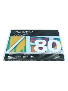 Papir Fabriano Colore A3/80g celeste 250L 74729742 soft