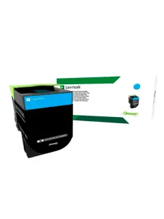 Toner Lexmark 80C8SK0 black 2.5k