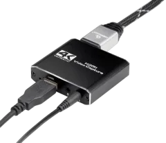 Gembird USB HDMI grabber, 4K, pass-through HDMI