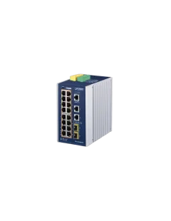 Planet 16-Port 10 100 1000T 802.3at PoE 2-Port 10 100 1000T 2-Port 1000X SFP Desktop Rackmount Switch