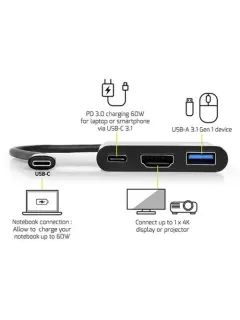 Port USB-C mini docking station HDMI