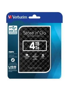 Externi hard disk Verbatim #53223 Store'n'Go 2.5" 4TB USB 3.0 Gen2, crni