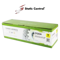 Toner Static Control HP CF542A Yellow