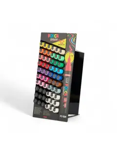 Marker Uni pc-5br brush Posca razne boje 60 kom u displeju 60/1 345157000