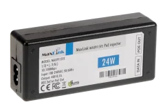 MaxLink 24 port 1U Rack mount 10 100 injector without power supply