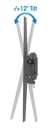 Manhattan TV nosač zidni 37"-70" do 45kg, crni