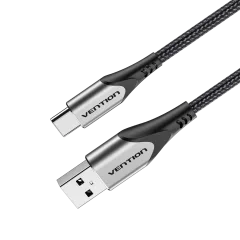 Vention USB 2.0 A Male to C Male 3A Cable 0,5m, Black