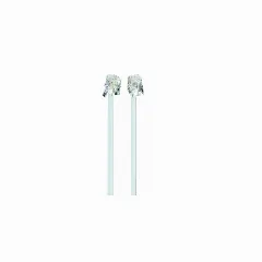 Gembird Telephone cord 6P4C, 3 meters, white
