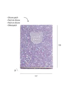 Notes Miquelrius Back2Fun Keep it Shiny ljubičasti MR8284