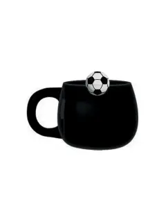 Šalica iTotal Charm Nogomet SPORT crna XL2525J