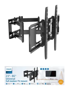 Philips TV nosač SQM9640, zglobni, 23"-86", 55kg