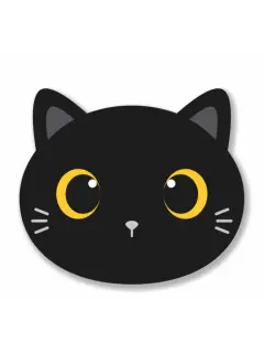 Podmjestak za miš iTotal 3D u obliku Cat crna XL2552K