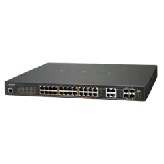 Planet L2 24-Port RJ45 GbE Ultra PoE 4-Port 1G TP SFP Combo Managed Switch