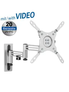 Transmedia TV wall mount for motorhomes caravans, 13"-43", 386mm