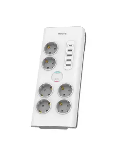 Philips prenaponska zaštita SPN7060WA, 6+4 USB