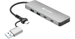 Sandberg USB-C A to 2xUSB-A 2xUSB-C Hub