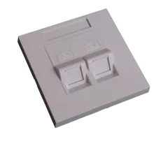 EuroLan modular wall sockets UTP into a wall (without keystones )