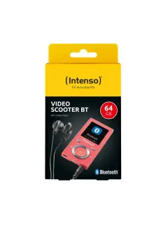 MP3 Video Player Intenso #3717493, Video Scooter BT, 1,8" LCD, 64GB, rozi