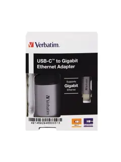 Adapter Verbatim #49146 USB-C to Gigabit Ethernet