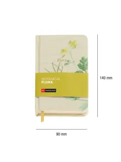 Dnevnik Miquelrius 90x140 mm Botanical Flora 96L 80g/m2 Mediterranean čista MR8319