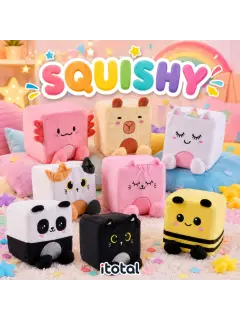 Squishy iTotal kocka Cat roza XL2784E