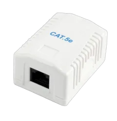 Gembird CAT5E UTP single port surface mount box