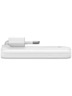 Punjač zidni Verbatim GaN #32355 Fold'n'Go 65W sa sklopivim utikačem, 2xUSB-C PD, EU, bijeli