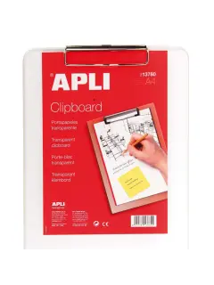 Ploča klip Apli transparent A4 13780