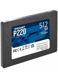 Patriot SSD P220 R550/W490, 512GB, 7mm, 2.5"