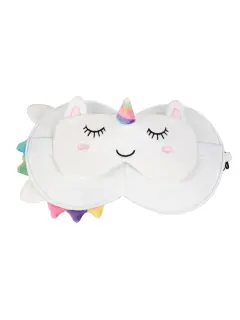 Maska za spavanje iTotal sa jastukom Unicorn bijela XL2530