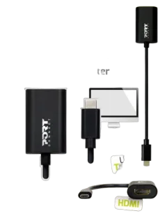 Port adapter USB-C M -> HDMI F