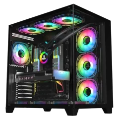 NaviaTec Cable Management Vertical 42U (1 pair), Black