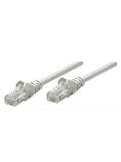 Intellinet Cat5e, CCA, U/UTP, PVC, RJ45, 10m, sivi