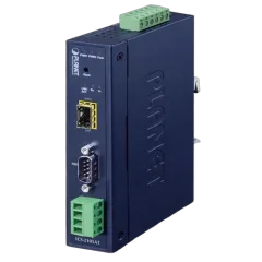 Planet Industrial 1-port RS232 422 485 Serial Device Server with 1-Port 100BASE-FX SFP