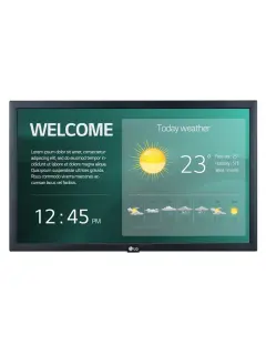 LG 22SM3G-B, Back-lit Digital Signage,  webOS 4.0
