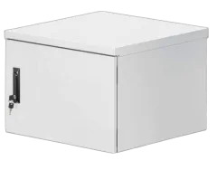 Intellinet Industrial IP55 19" Wall Mount Cabinet with Integrated Fans, 9U