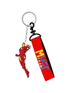 Ruksak vrtićki Must team Iron man s 2 pretinca (i privjeskom za ključeve)  27x10x31cm 506355