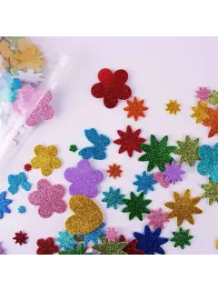 Naljepnice Apli pjena glitter razni oblici 450/1 18751