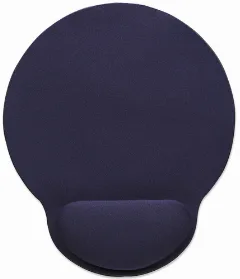 Manhattan ergonomska podloga za miša, gel, plava