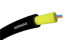 NFO Fiber optic cable AIRMAX microADSS 2F, G.657A2, 3mm, TPU, 1m
