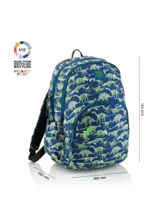 Ruksak školski Miquelrius 3 odjeljka Fossil 27L MR19788