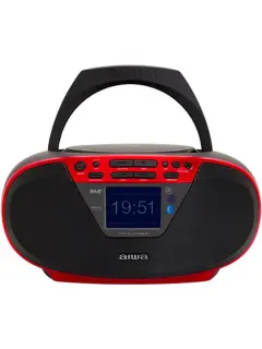 Prijenosni CD radio Boombox AIWA BBTU-500DAB/RD, crveni