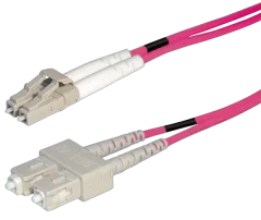Transmedia Fibre optic MM OM4 Duplex Patch cable LC-SC 7,5m