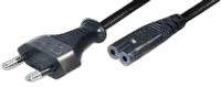 Transmedia Power Cable Euro Plug 10m