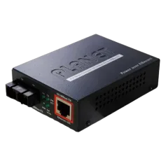 Planet 802.3af PoE 100Mbps RJ45 to 100Base-FX (SC, SM)-15km Media Converter