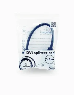 Gembird Passive DVI-D male to dual DVI female splitter cable, 0.3m