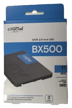 Crucial 1 TB 2,5" SSD, BX500 SATA, Bulk