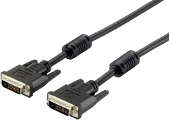 NaviaTec DVI-D kabel M-M, 5m, crni